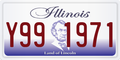 IL license plate Y991971