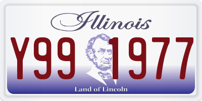 IL license plate Y991977