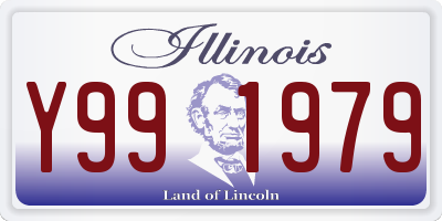 IL license plate Y991979