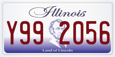IL license plate Y992056