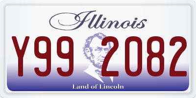 IL license plate Y992082