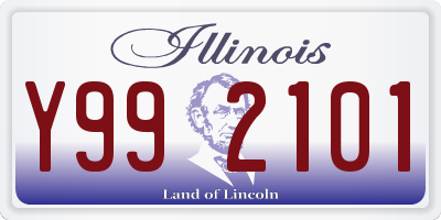 IL license plate Y992101