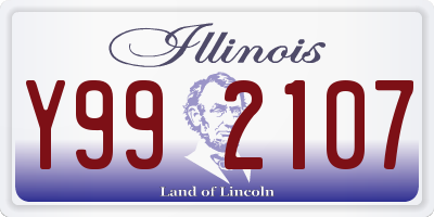 IL license plate Y992107