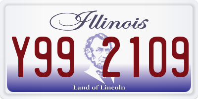 IL license plate Y992109
