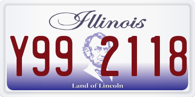IL license plate Y992118