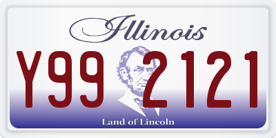 IL license plate Y992121