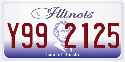 IL license plate Y992125