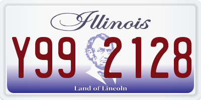 IL license plate Y992128