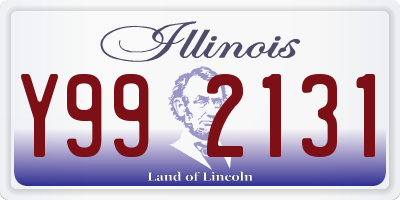 IL license plate Y992131