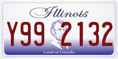 IL license plate Y992132