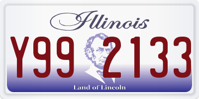 IL license plate Y992133