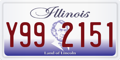 IL license plate Y992151