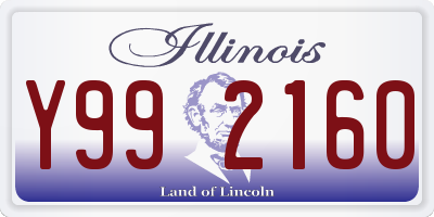 IL license plate Y992160