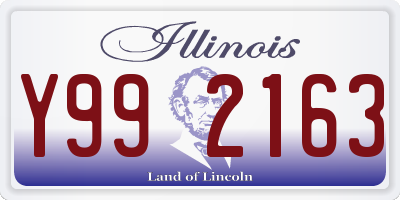 IL license plate Y992163