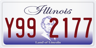 IL license plate Y992177