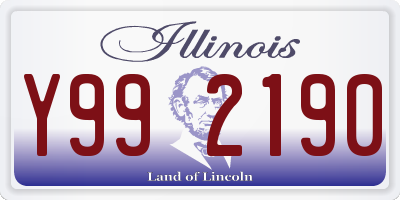IL license plate Y992190
