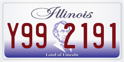 IL license plate Y992191
