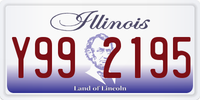 IL license plate Y992195