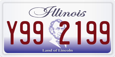 IL license plate Y992199