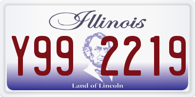 IL license plate Y992219