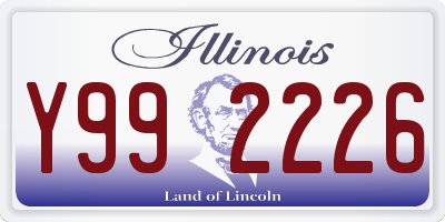 IL license plate Y992226