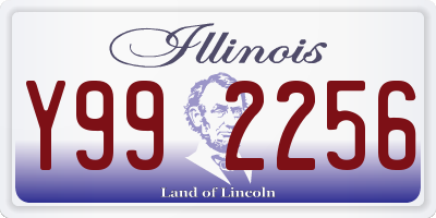 IL license plate Y992256