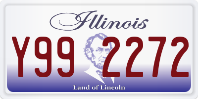 IL license plate Y992272