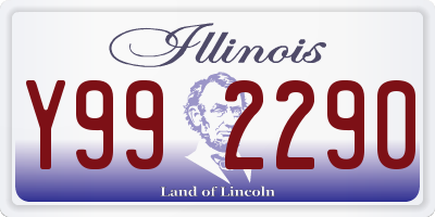 IL license plate Y992290