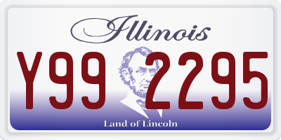 IL license plate Y992295
