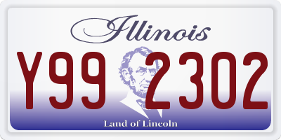IL license plate Y992302