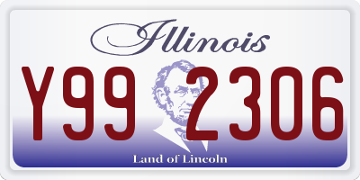 IL license plate Y992306