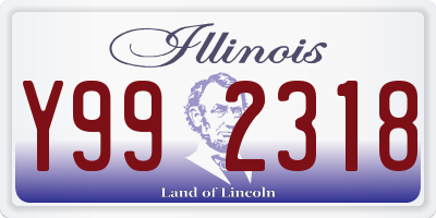 IL license plate Y992318