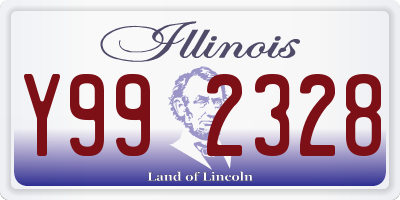 IL license plate Y992328