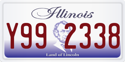 IL license plate Y992338