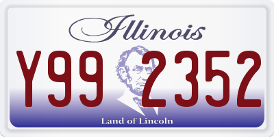 IL license plate Y992352