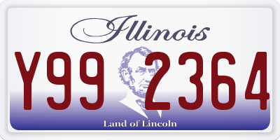 IL license plate Y992364