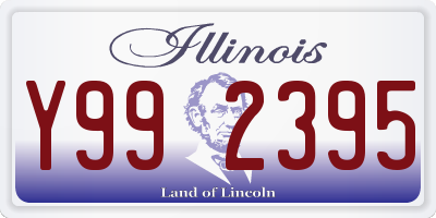 IL license plate Y992395