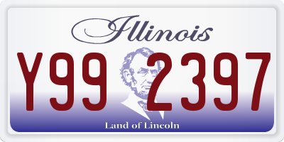 IL license plate Y992397