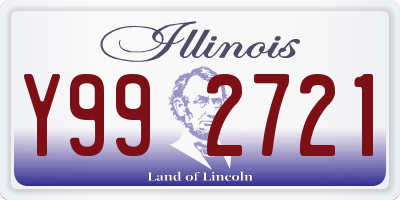 IL license plate Y992721