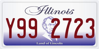 IL license plate Y992723