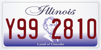 IL license plate Y992810