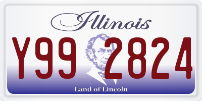 IL license plate Y992824