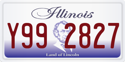 IL license plate Y992827