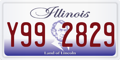 IL license plate Y992829