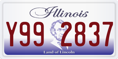 IL license plate Y992837