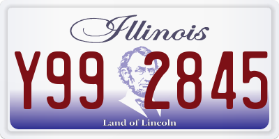 IL license plate Y992845