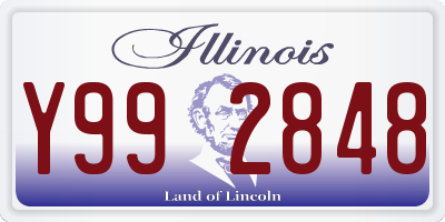 IL license plate Y992848
