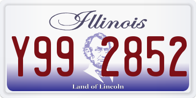 IL license plate Y992852