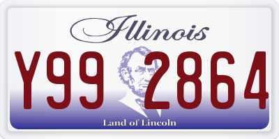 IL license plate Y992864