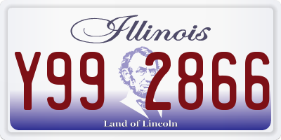 IL license plate Y992866